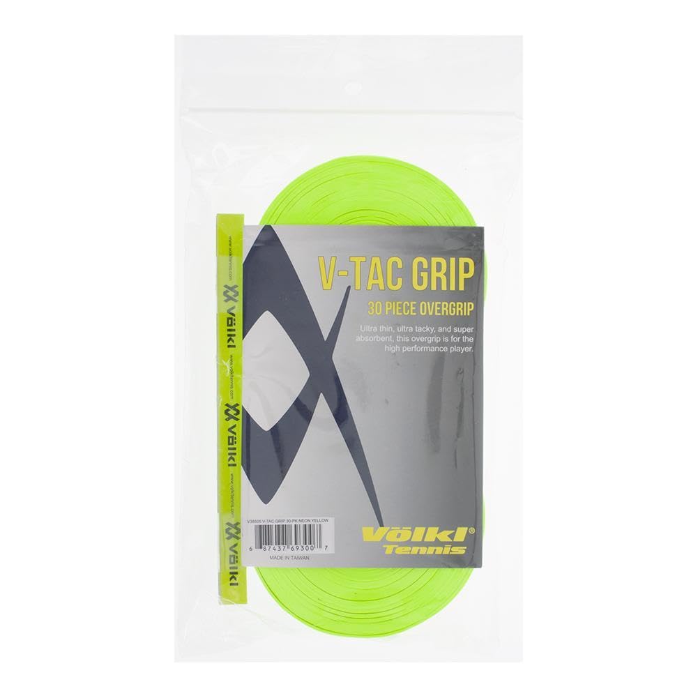 Volkl V-Tac Grip | Overgrip | Ultra Thin | Ultra Tacky | Super Absorbent | High Performance Tennis Grip