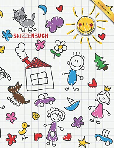 Skizzenbuch: Notizbuch für Kinder: Blanko Notizbuch • A4-Format, 120+ Seiten, Soft Cover, Registe Skizzenbuch: Notizbuch für Kinder: Blanko Notizbuch • A4-Format, 120+ Seiten, Soft Cover, Registe