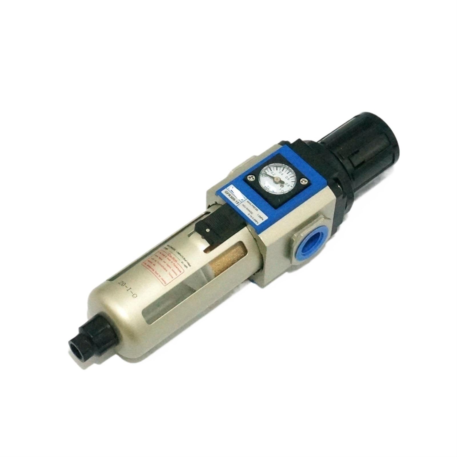 Régulateur de filtre à air pneumatique GFR300-15 contre l'humidité et les chutes de pression 1/2"