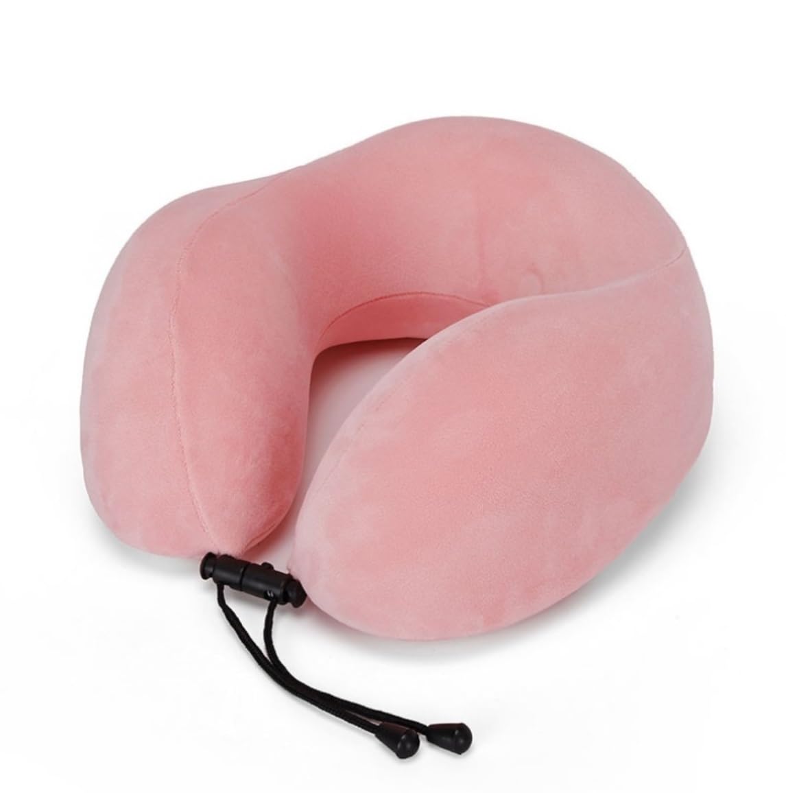 Almohada Viaje Relajarse Almohada de Viaje Espuma viscoelástica para el Cuello, Almohada Ajustable en Forma U, para avión o Coche Ergonómica Oficina(Pink)