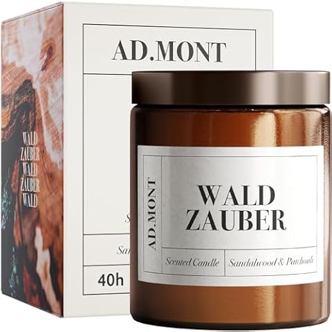 Bougie AD.MONT Patchouli et Bois de Santal Cover