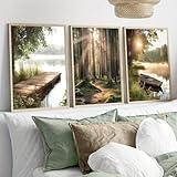 Impression de haute qualité: l'affiche est imprimée sur toile, c'est une sorte de meilleur matériau pour l'affiche, elle est de couleurs vives, texture douce, haute ténacité, anti-plis, résistant à la décoloration et utilise des encres imperméables. Idéal pour la décoration de la maison, du bureau, comme cadeau.