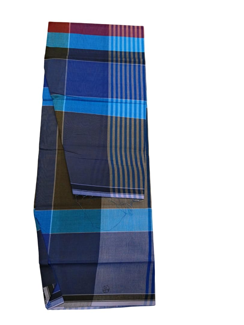 Big size orginal Chank Brand Lungi - XL-XXL Size - Jumbo big Size - Model 1033#Sangu Mark Lungi-Sankh-image-15