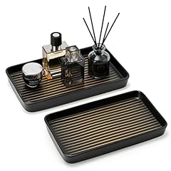 Black Color With Golden Stripes-2 Pcs Large