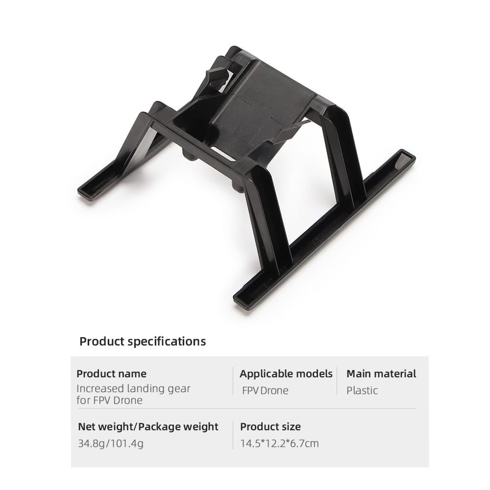 GetZget® Height Extender For Dji FPV Landing Gear Legs Safety Height extension Accessories 2