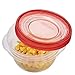 Rubbermaid TakeAlongs Twist & Seal Food Storage Containers, 2 Cup, 3 Count