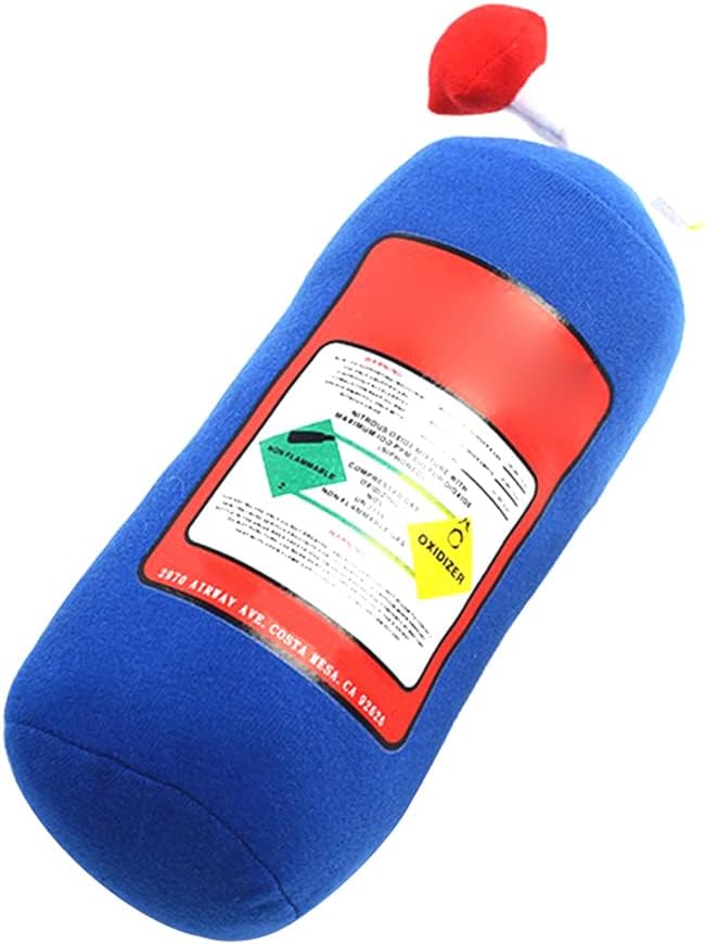 Nos Nitrous Oxide Bottle Pillow,NOS Nitrous Oxide Bottle Pillow Car Decor Headrest Cushion Creative Plush Pillow