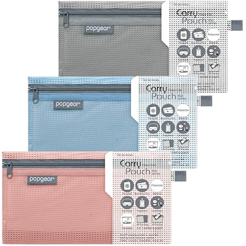 popgear Expandable Mesh Zipper Pouch Cover