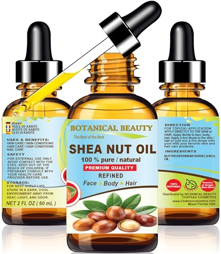 Botanical Beauty SHEA NUT OIL 100% Pure Natural Undiluted Refined