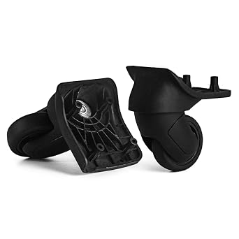 GUGULUZA 1 Pair Luggage Wheel Replacement Spare Spinner Caster for Suitcase Wheel Repair GW198