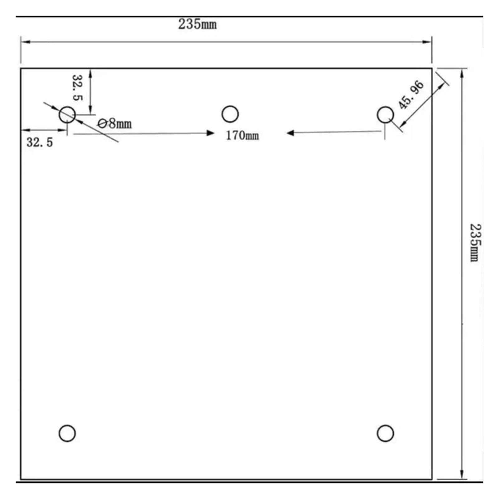 Silikonowa podkładka grzewcza 235 x 235 mm 24 V 250 W 3-punktowe podgrzewane łóżko do drukarek 3D (110v 250W)