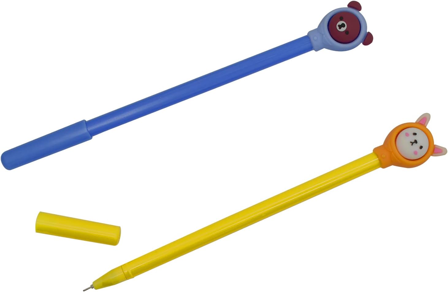 スピード対応 全国送料無料 Maydahui かわいい 動物 ウサギ 猫 豚 クマ ボールペン 12本セット 0 5mm 黒インク 可愛い 帽子 カラフル アニマル ジェルボールペン おしゃれ ギフト プレゼント 文房具 手帳用 筆記用 子供用 入学 署名 ペン 個性 お祝い 贈り物 Apaesaoroque