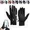 FlareZe Boolex Sport Gloves, Waterproof Winter Gloves with Touchscreen, Windproof Warm Gloves for Cold Weather Outdoor Sports (Black, L)