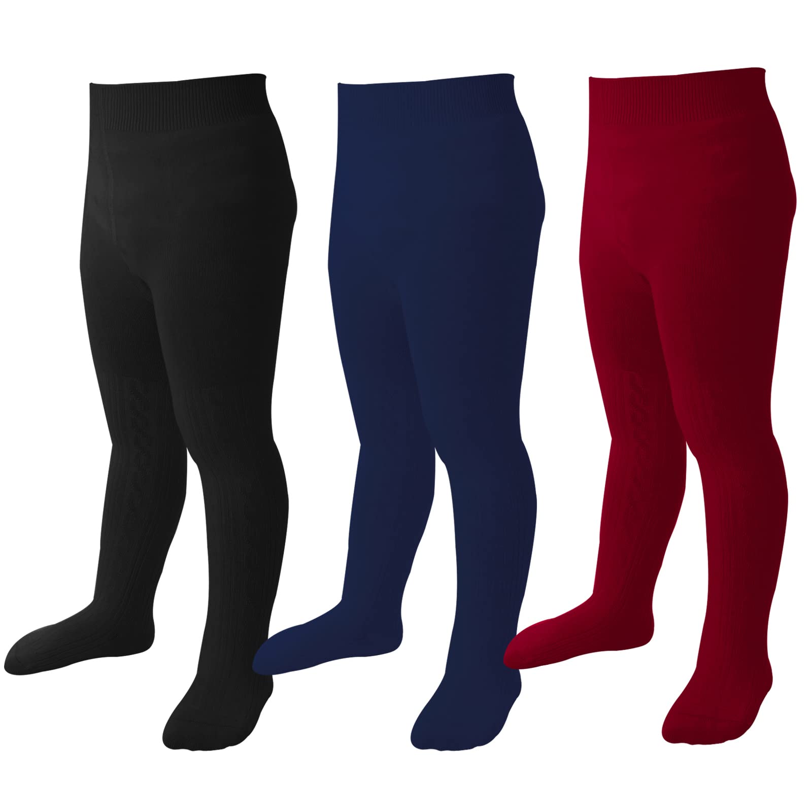 Baby Tights Toddler Cable Knit Leggings Seamless Cotton Stockings Pantyhose