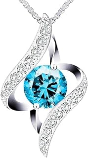 Swarovski Elements 925 Sterling Silver Necklace The Eye Of The Lover For Women Gift Jewelry