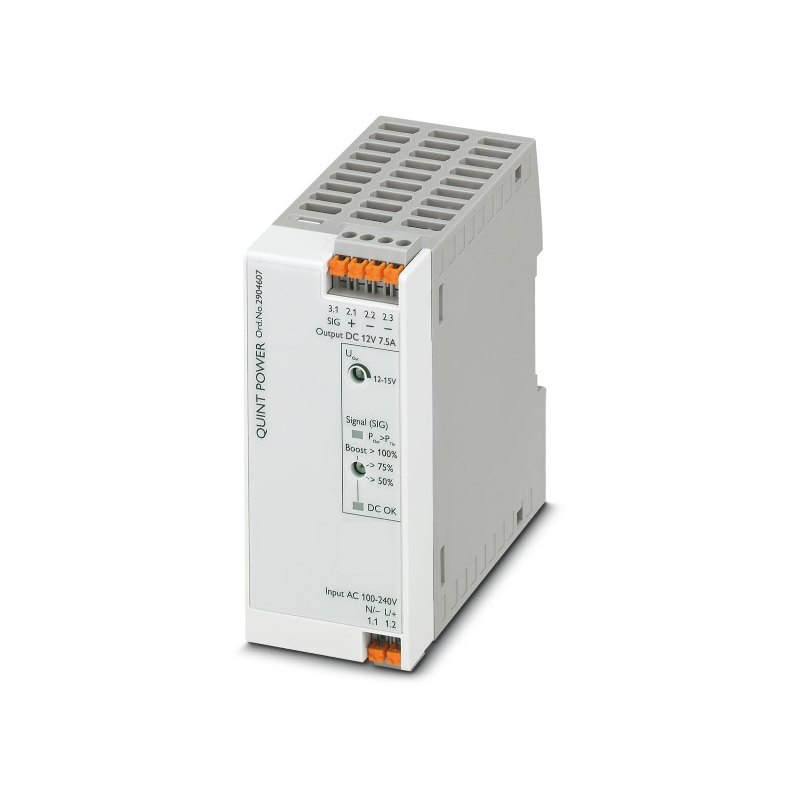 RBYRLDSTY Switching Power Supply Power Supply QUINT4-PS/1AC/2X15DC/2/PT 2904596 for Industrial Automation