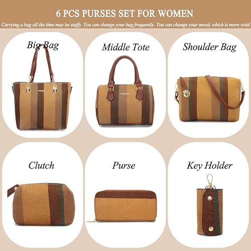 Image of 2E-youth Designer Purses and Handbags for Women Satchel Shoulder Bag Tote Top Handle Bag