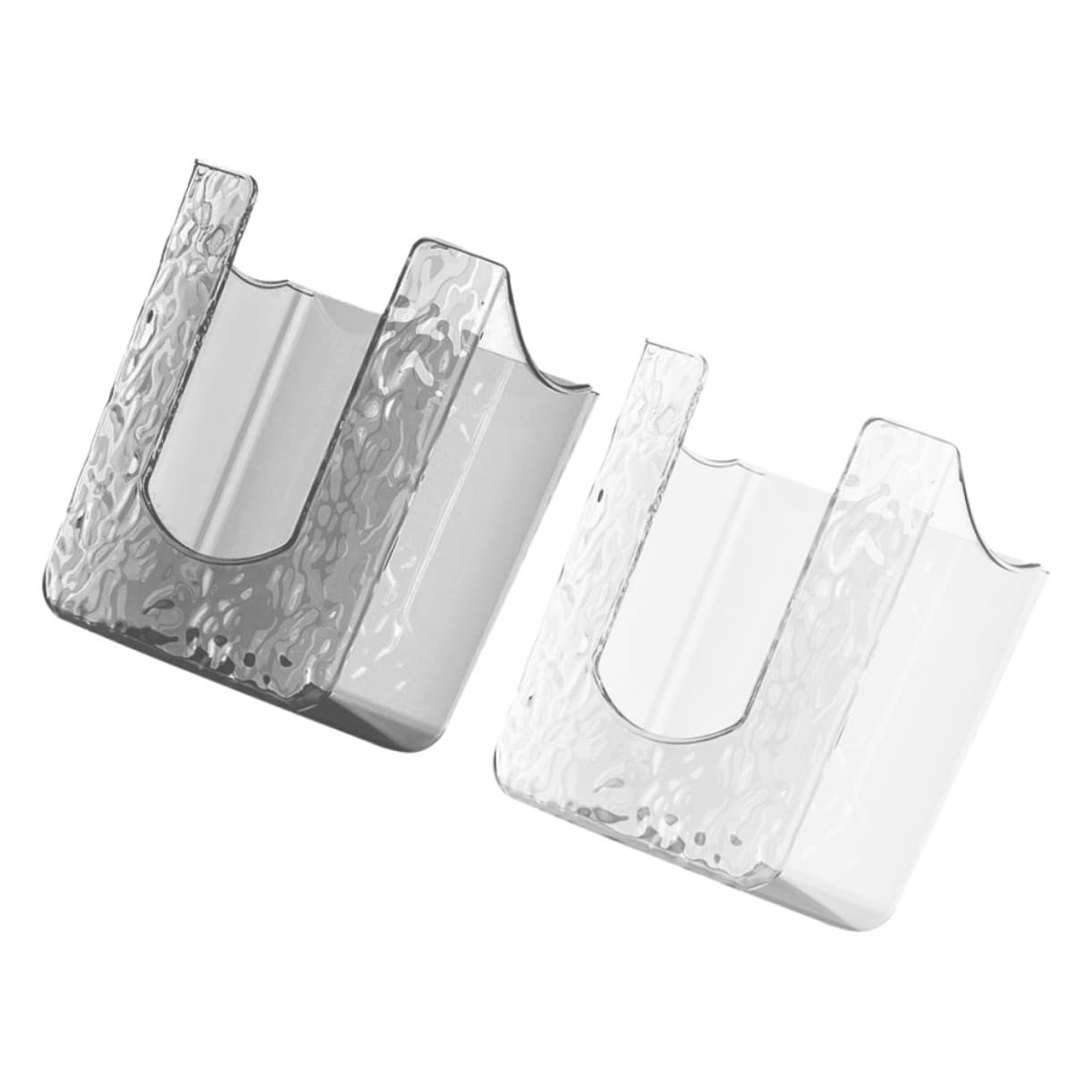 Alipis 10stücke Wandmontierter Tissue Box Aufbewahrungslösung Für Küchentücher Feuchttücher Und Servietten Transparentes Design Für Badezimmer Und Schlafzimmer