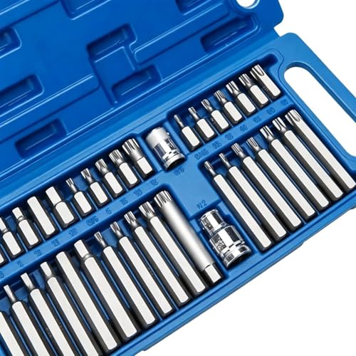 Outils à main en acier robuste : coffret de douilles de précision 9,5 mm - 8