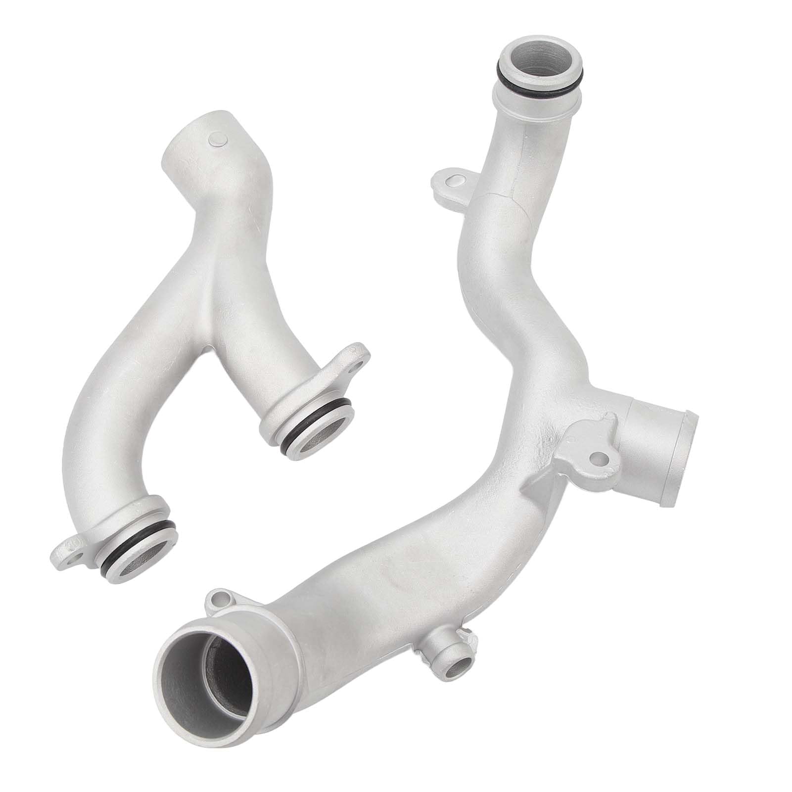 Akozon Rury Wylotowe Płynu Chłodzącego ze Stopu Aluminium LR090630, Zestaw Rur Układu Chłodzenia wodą Chłodnicy do Jaguara F?Type, F?Pace, XF, XE, XJ, i Sport Velar