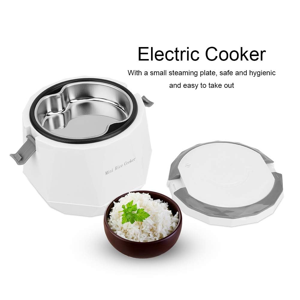Olla Arrocera de 12V para Coche, Camión, Olla para Arroz, Herramienta de 1,6 L, Mini Automóvil 12V, Utensilio para Vehículo, Camión para Herramienta, Ollas Arroceras