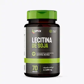 Lecitina de Soja - 70 cápsulas - Omix
