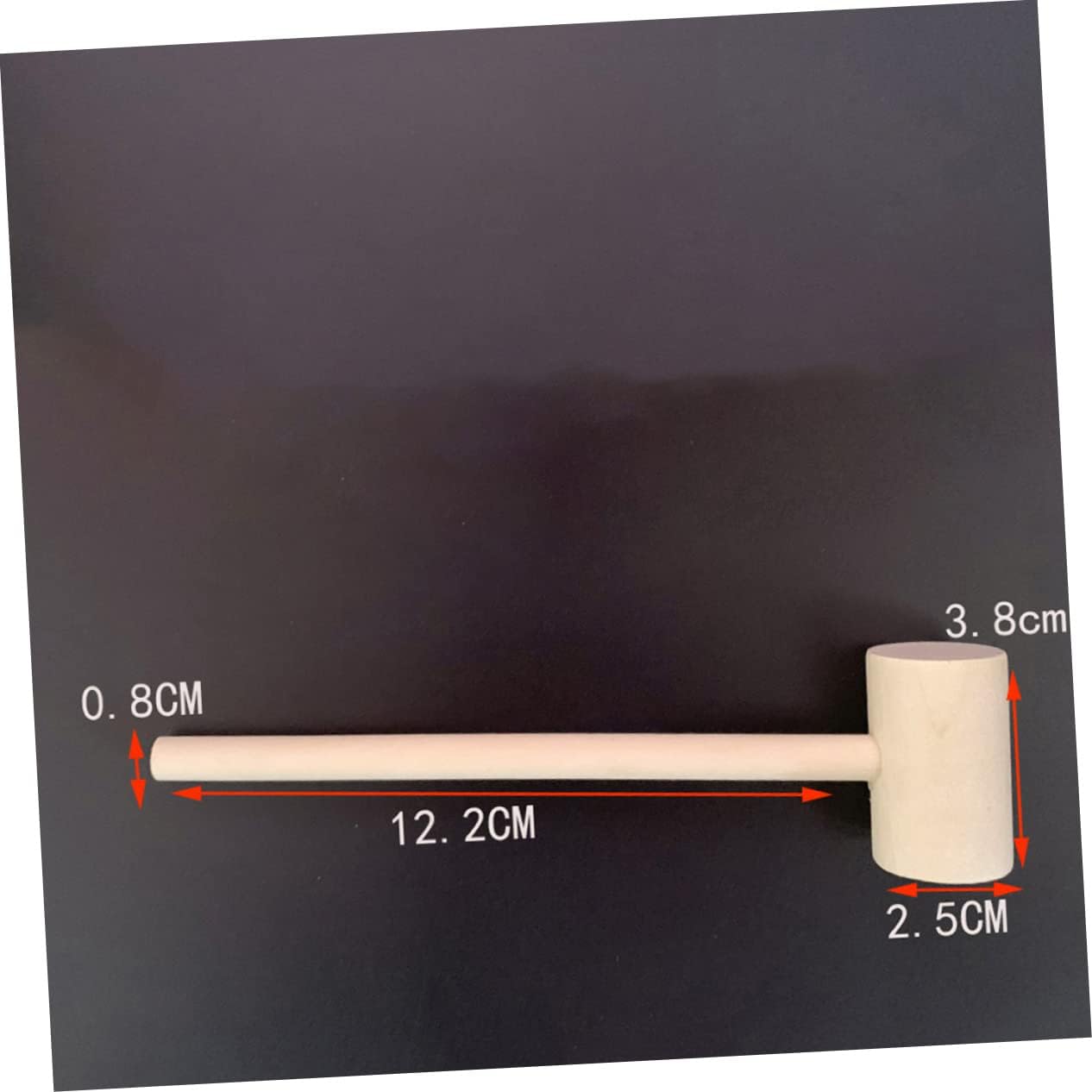 GALPADA Toy Mallet Hammer Set of 20 Solid Wood Mini Hammers Educational Toys for Boys and Girls for Home Decor