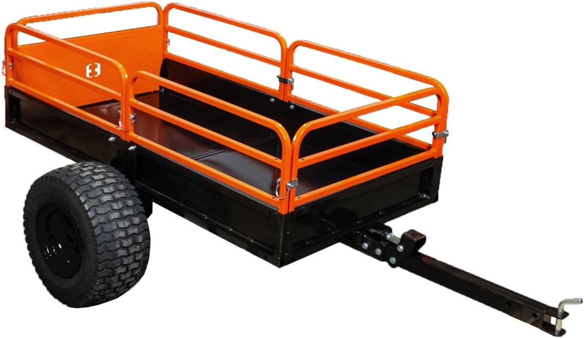 IMPACT ATV/UTV Poly Tub Trailer, 15 cu. ft., 1500lb capacity