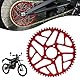 Motorrad Ritzel 58T Talaria Hinterrad Ritzel 58 Zähne Aluminiumlegierung Für Talaria MX3 MX4 TL4000 Elektro Dirt Bike Rot