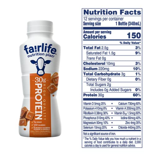 Fair Life Nutrition Plan High Protein Shake Assorted Variety Pack Sampler - 11.5 Fl Oz (8 Pack) In Sanisco Packaging - Thumbnail 7