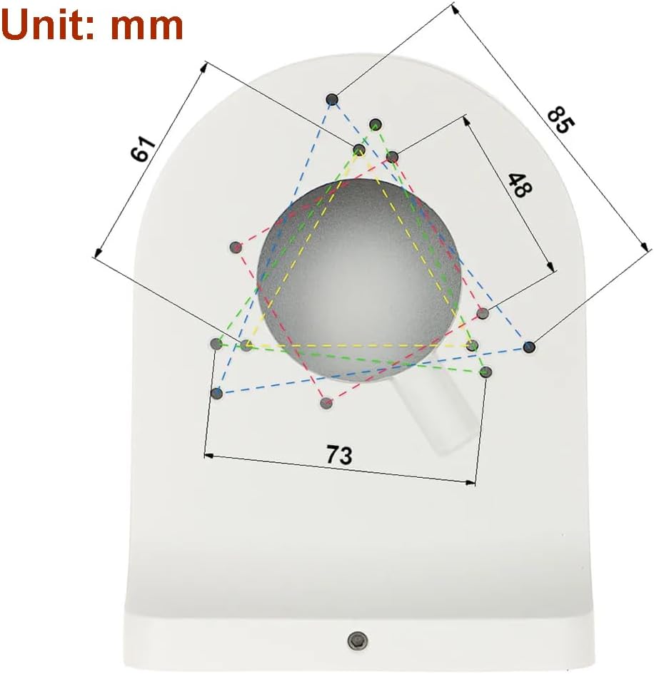 PFB205W-E Water-Proof Wall Mount Bracket for IP Dome Camera with Drill Bit