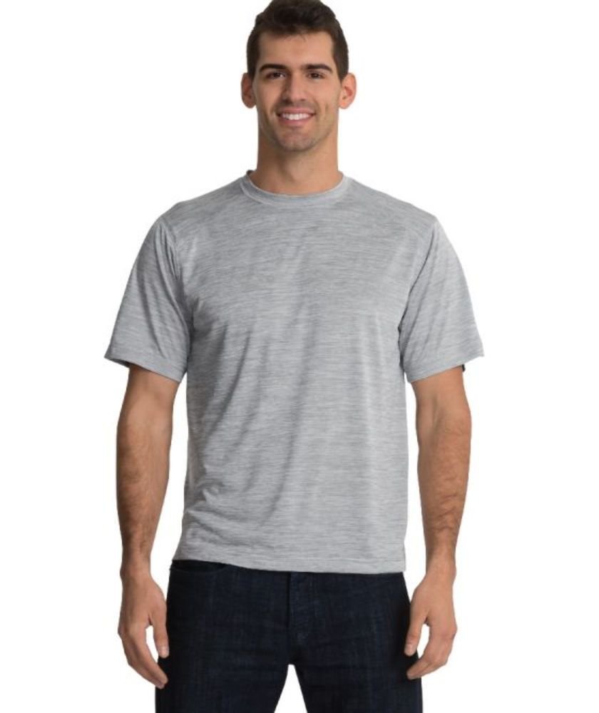 Men's Space Dye Moisture Wicking Performance Tee