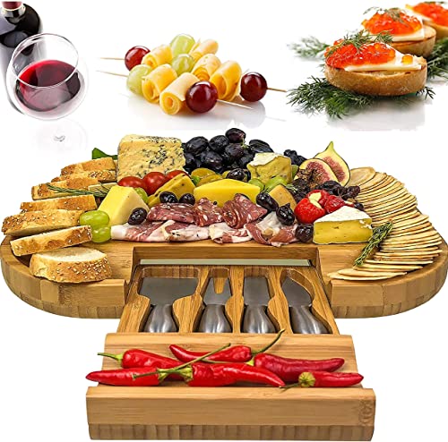 3. Solander Skelf Large Cheese Board and Knife Set