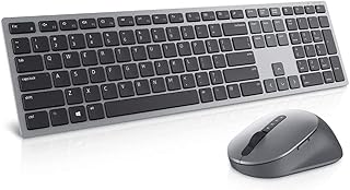 Dell Premier Multi-Device Wireless Keyboard and Mouse Set KM7321W with Dual Mode RF 2.4 GHz and Bluetooth 5.0 Connectivity Price In India