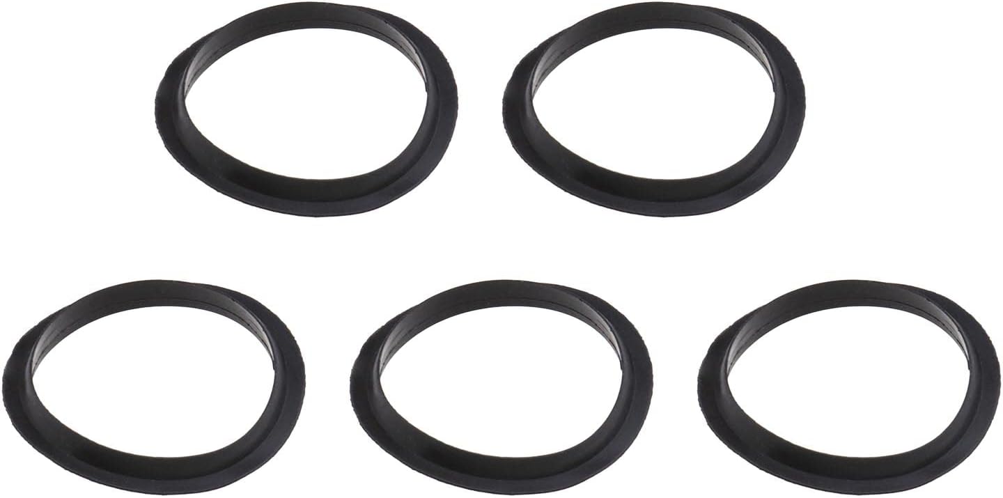 Create idea 5Pcs Sink Plug O-Ring Spare Sealing Gaskets for Metal Basin Plugs and Pop up Bath Sink Basin Plug Inner Diameter 31.5mm Outer Diameter 38mm Silica Gel Black