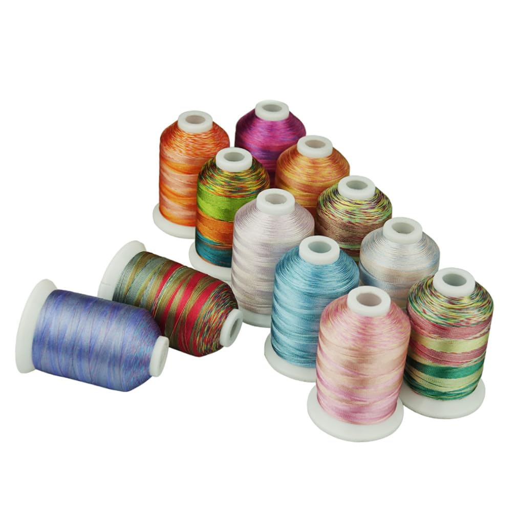 NUOBESTY 3 Series Hilo De Bordar Cross Stitch Embroidery Thread A Granel Hilos Acolchado Tela Hilo De Coser Kit De Coser Cruz Hilo De Bordado Hilo Para Bordar Por Computadora 12 Rollos*3