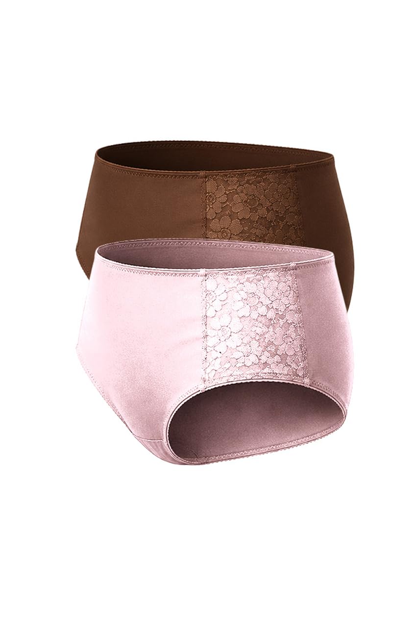 find my skin tone nylon spandex high rise briefs soft stretchy full coverage high waist hold zero roll grip vanishing waistband pack of 2 hipster panties