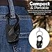 GUARDMAN Father’s Day Gift for Dad Keychain Carabiner Pocket Knife | Folding EDC Blade with Clip | Mini Stainless Steel Utility Knife for Men | Camping, Hiking, Fishing, Survival Tool