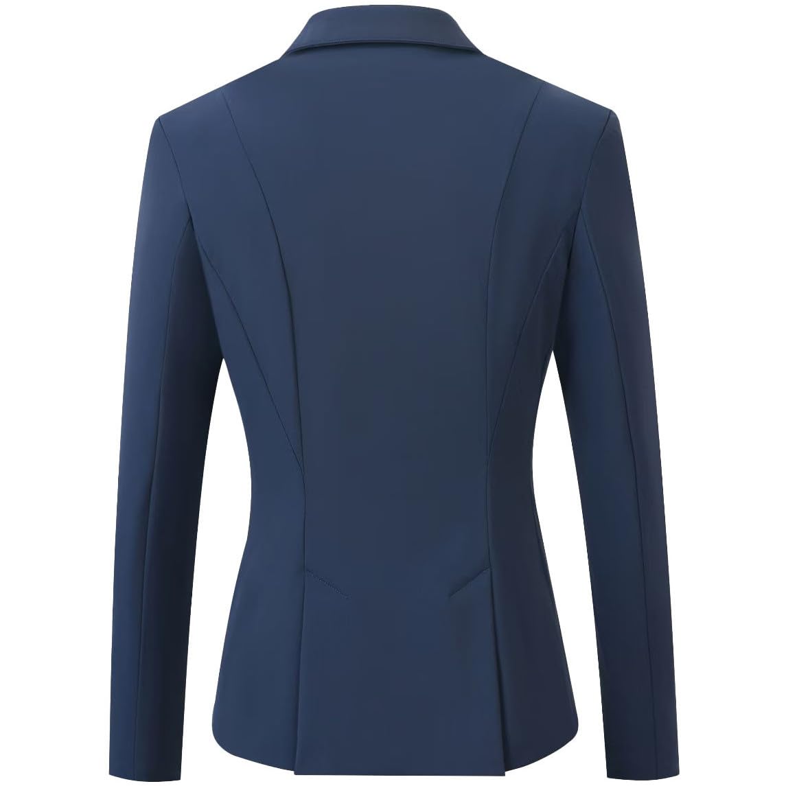 Covalliero - Damen Turnierjacket Competition FS26 – Turniersakko mit 4-Knopf-Leiste, 2 Ziertaschen & 2 Reitschlitzen – perfekte Passform – Turnierjacke in Dunkelblau (Dark Navy) – Gr. XS-XXL