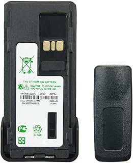 Vineyuan 7.4V 2300mAh NNTN8129AR Battery with Belt Clip for Motorola P8668 P8660 GP328D GP338D XPR7350 7550 APX 1000 APX 2000 APX 3000 APX 4000 Rechargeable Li-ion Battery