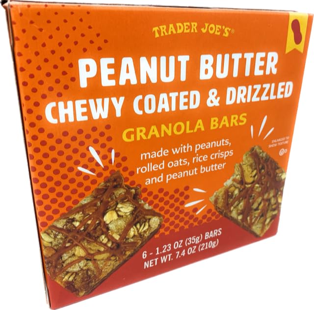 Miniatura 3 de Trader Joes Paquete de barras de granola con revestimiento y rociado de mantequilla de maní con maní y patatas fritas de arroz con kit Kokobunch -