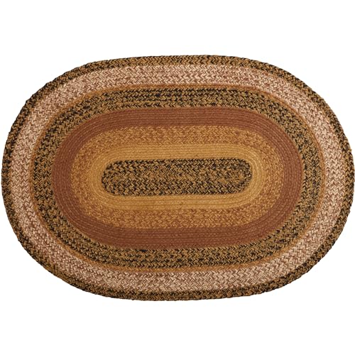 Vhcbrandskettlegrovejuteovalarearugprimitivecountrystyledetachednonskidpad24x36 Urban Country Home Decor Vhc brands kettle grove jute oval area rug primitive country style detached non skid pad 24×36 urban country home decor