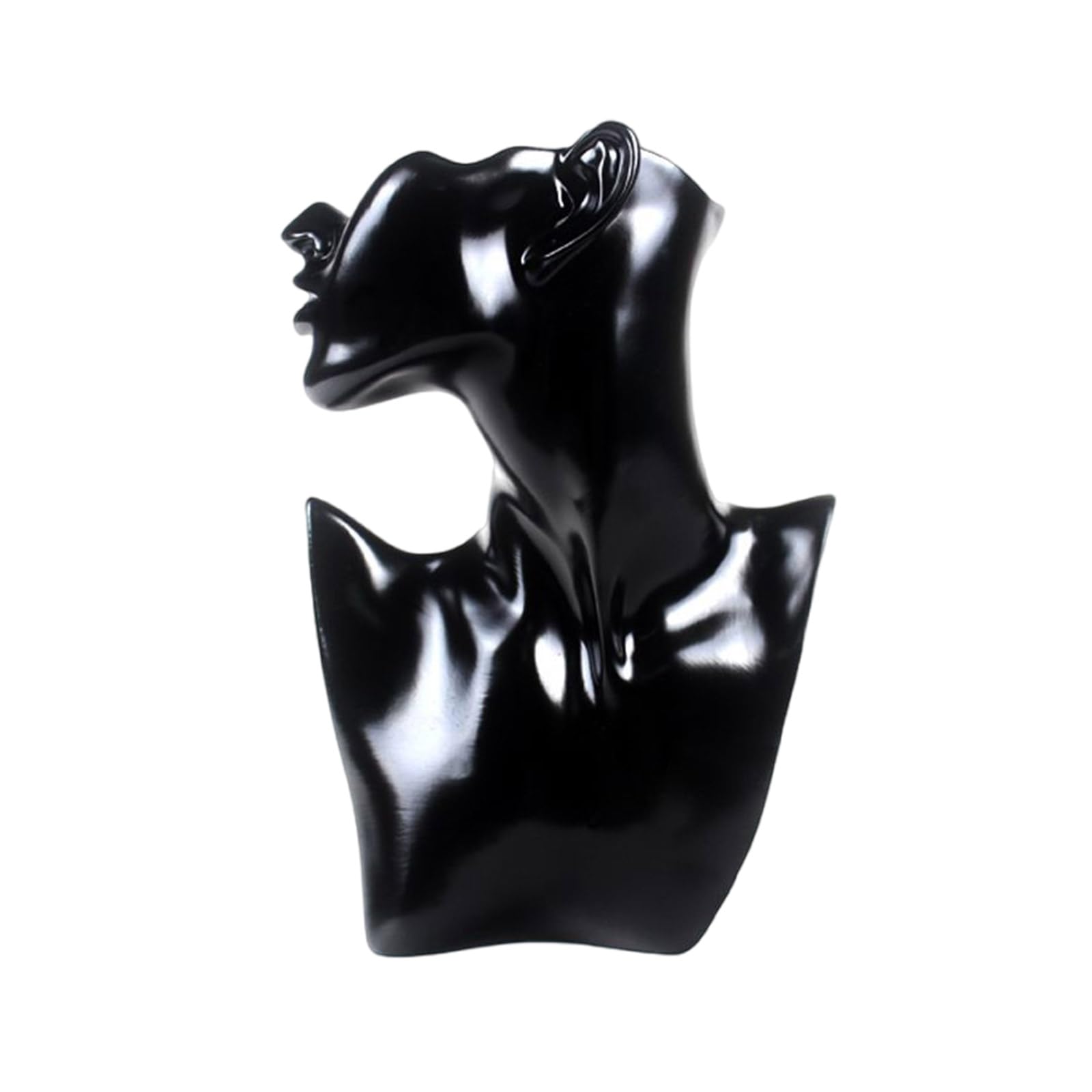 Tsophreniq Multifuntional Jewelry Holder with Mannequin and Hand Resin Texture Necklace Stand Perfect for Necklaces and Earrings Necklace Hand Model
