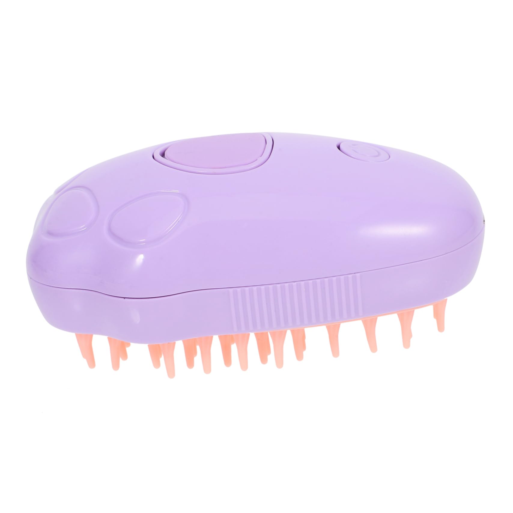 Toddmomy 5pièces Brosse à Vapeur Pour Chat Brosse Électrique De Toilettage Auto-nettoyante Pour Animaux De Compagnie Pour Massage Et Élimination Poils Couleur Violette