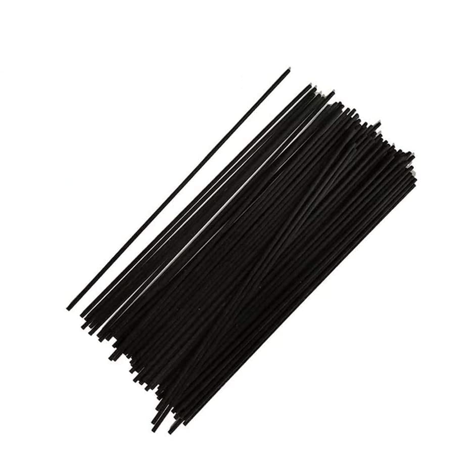 Black Reed Diffuser Sticks for Home Decore, Home Fragrance, Hotel Room, Size 8 inches (25 Sticks)