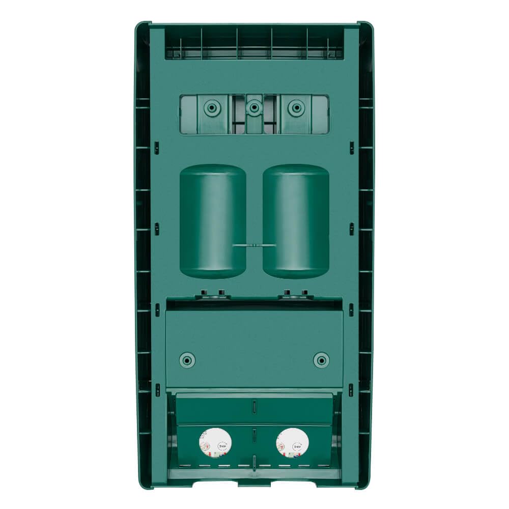 CEDERROTH Erste-Hilfe-Station First Aid, mit Füllung, grün, 29 x 12 x 56 cm aus Kunststoff, Art.-Nr. 51011026 | Erste Hilfe Schrank | Verbandsschrank | Sanitätswandschrank