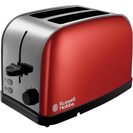 Russell Hobbs 18781 Dorchester 2-Slice Toaster, Red