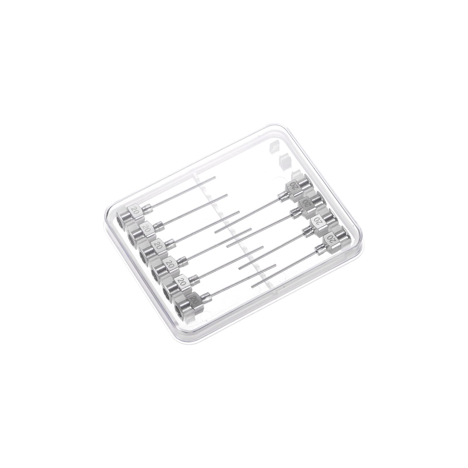 HARFINGTON 10pcs 20Gauge Stainless Steel Dispensing Needles, 1" All Metal Glue Needle Tube Blunt Tips Luer Lock for Thick Liquids, Ink, Glue, Lab Use — Amazon image 6