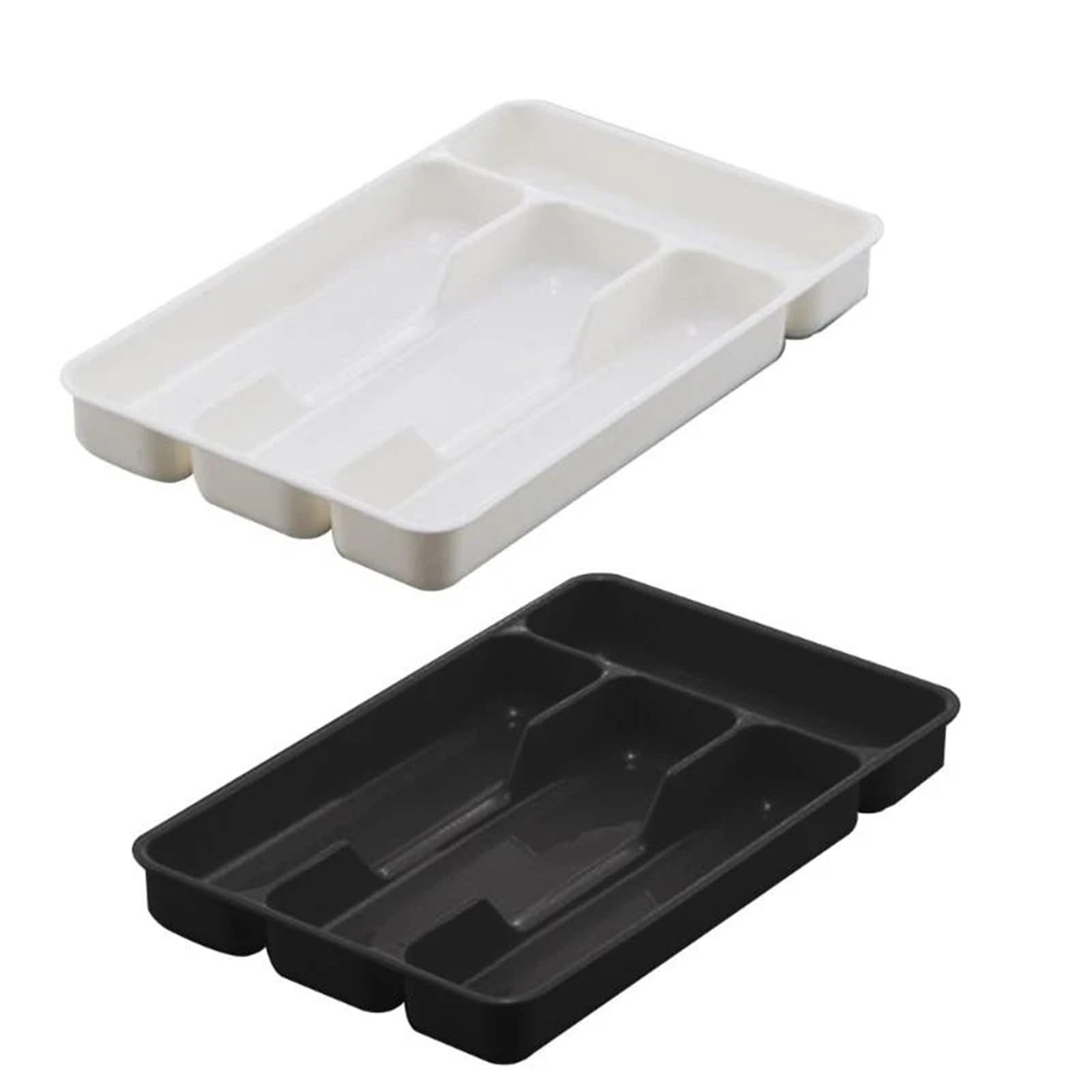 UBOHUZ 2pcs Cutlery Storage Tray Spoon Fork Separation Finishing Box for Spoons Forks Knives