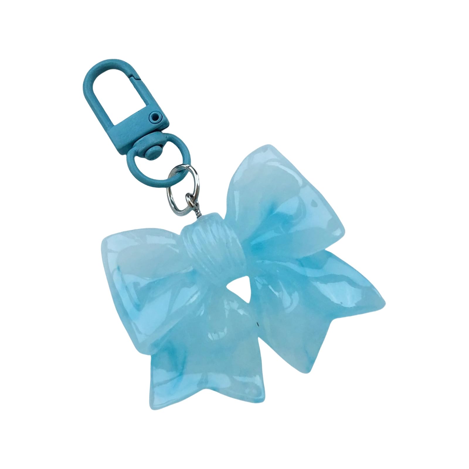 APGLSXY Colorful Bowknot Keychain Trendy Resin Jewelry Accessory for Friend Family Party Supplies Ornament Trendy Keychain Bowknot